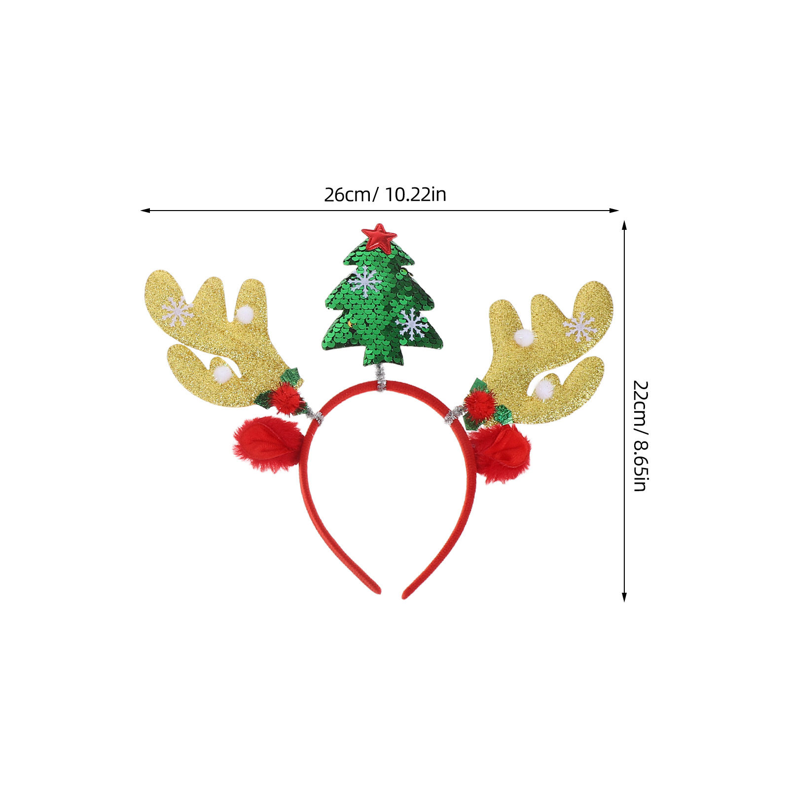 ที่คาดผมรูปกวางเรนเดียร์น่ารัก - Reindeer Antlers Headband บทวิจารณ์และราคา