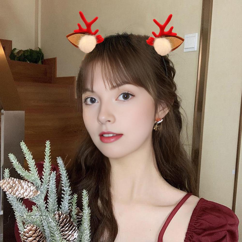 กิ๊บติดผมรูปเขากวางเรนเดียร์ ก - Reindeer Antlers Headband บทวิจารณ์และราคา